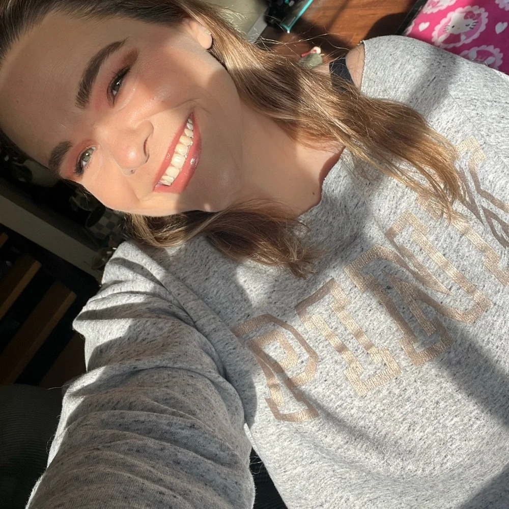 PINK Victoria's Secret Gray Women's Top - Picture 5 of 5